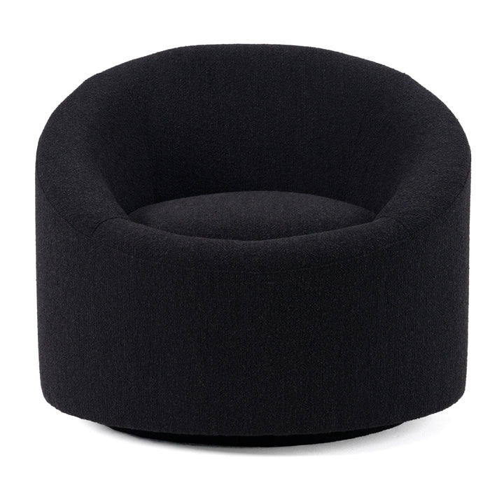 Frontier - Glam Black Fabric Accent Chair