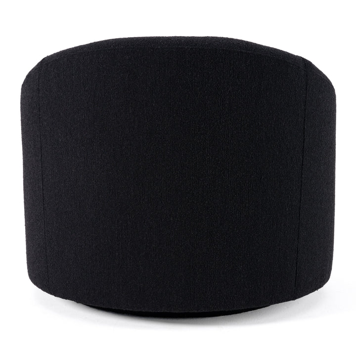 Frontier - Glam Black Fabric Accent Chair