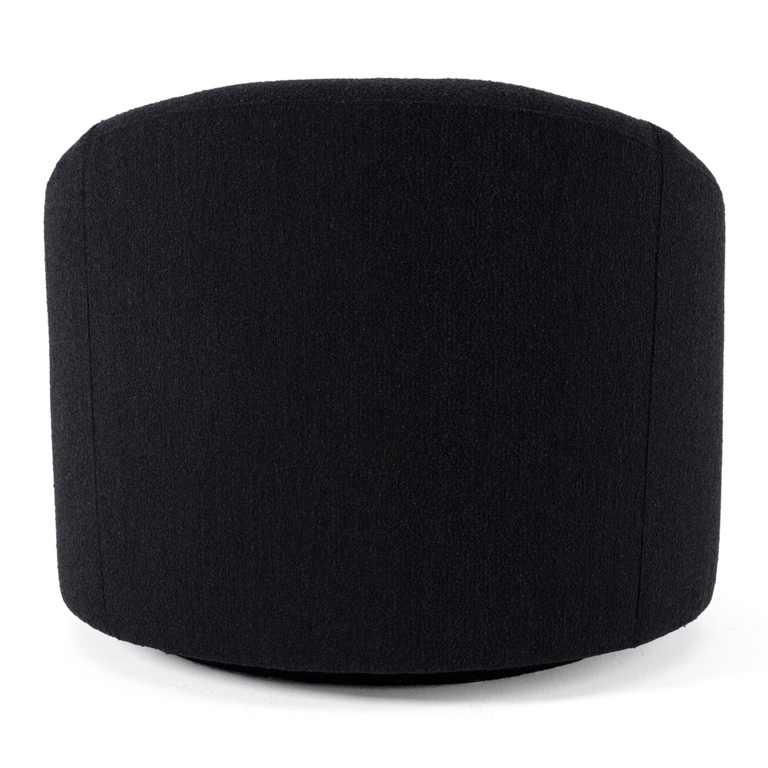 Frontier - Glam Black Fabric Accent Chair