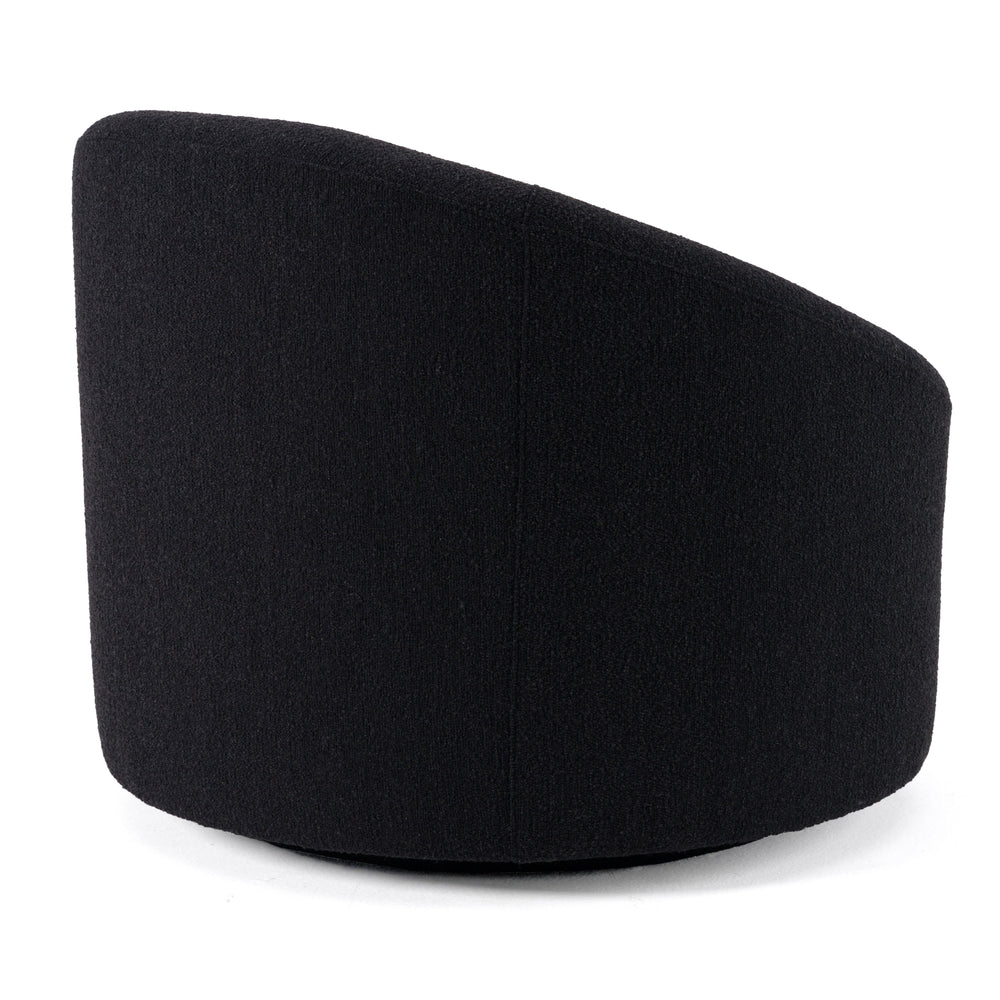 Frontier - Glam Black Fabric Accent Chair - View 5
