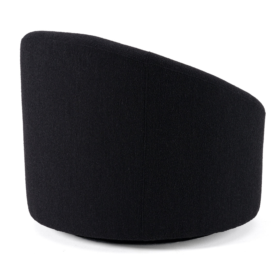 Frontier - Glam Black Fabric Accent Chair