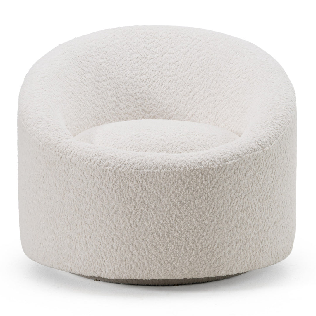 Frontier - Glam Off-White Fabric Accent Chair