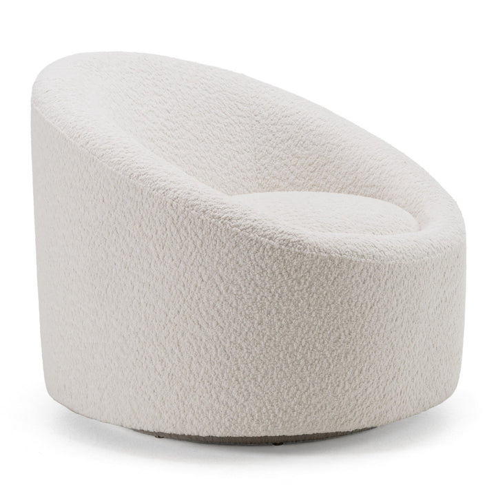 Frontier - Glam Off-White Fabric Accent Chair