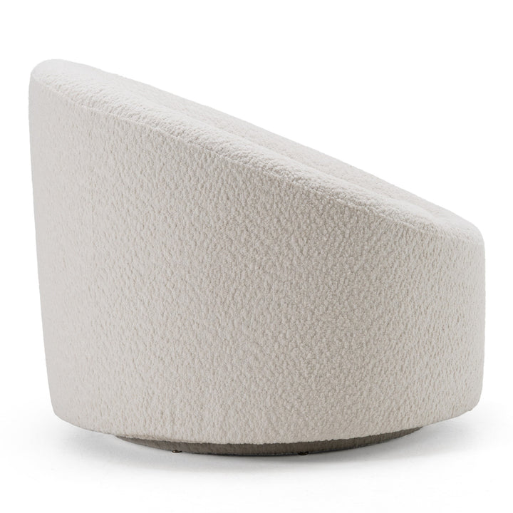 Frontier - Glam Off-White Fabric Accent Chair