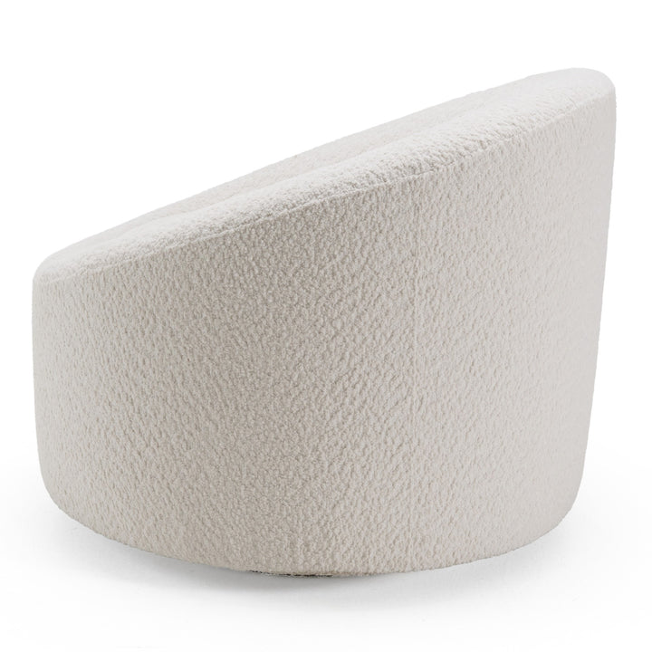Frontier - Glam Off-White Fabric Accent Chair