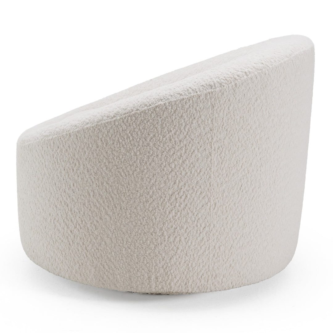 Frontier - Glam Off-White Fabric Accent Chair