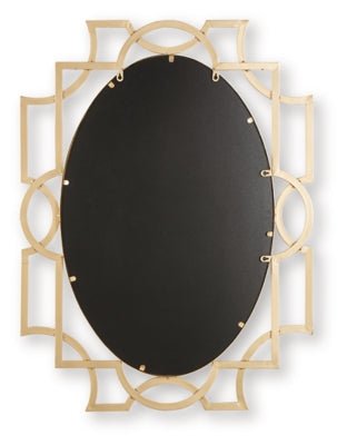 Fulkmore Accent Mirror - Gold Accent Mirror modern furniture Contempo Furniture