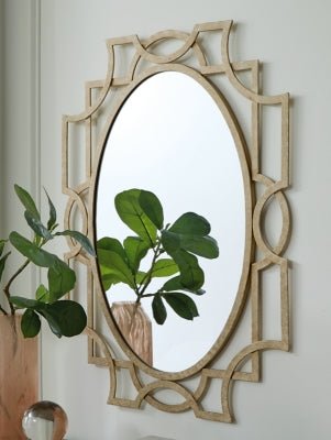 Fulkmore Accent Mirror - Gold Accent Mirror modern furniture Contempo Furniture