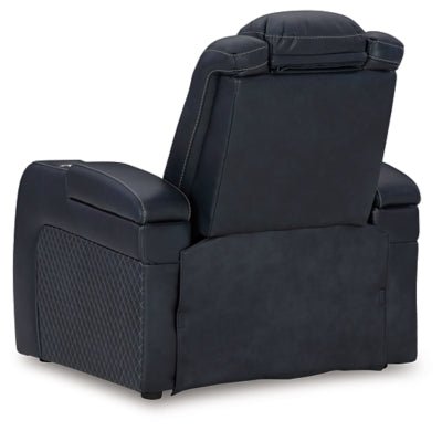 Fyne - Dyme Power Recliner - Blue Reclining Chair modern furniture Contempo Furniture
