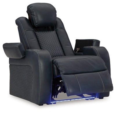 Fyne - Dyme Power Recliner - Blue Reclining Chair modern furniture Contempo Furniture