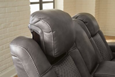 Fyne - Dyme Power Recliner - Dark Gray Reclining Chair modern furniture Contempo Furniture