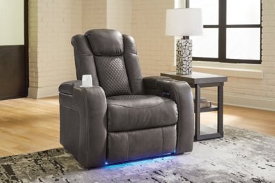 Fyne - Dyme Power Recliner - Dark Gray Reclining Chair modern furniture Contempo Furniture