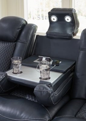 Fyne - Dyme Power Reclining Sofa - Blue Power Reclining Sofa modern furniture Contempo Furniture
