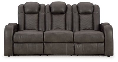 Fyne - Dyme Power Reclining Sofa - Dark Gray Power Reclining Sofa modern furniture Contempo Furniture