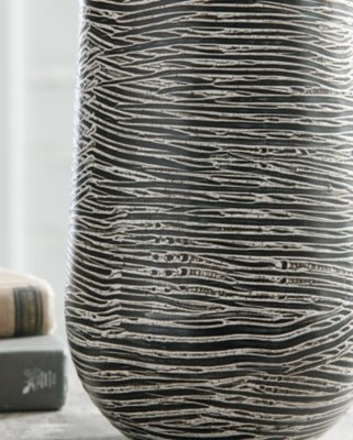 Fynn Vase - Gray Vase &amp; Jar modern furniture Contempo Furniture
