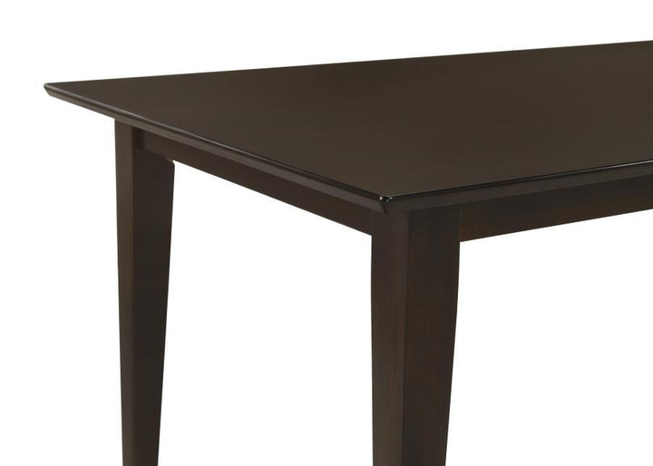 Gabriel - 5 Piece Rectangular 59" Dining Set - Cappuccino 5 - Piece Dining Room Set modern furniture Contempo Furniture