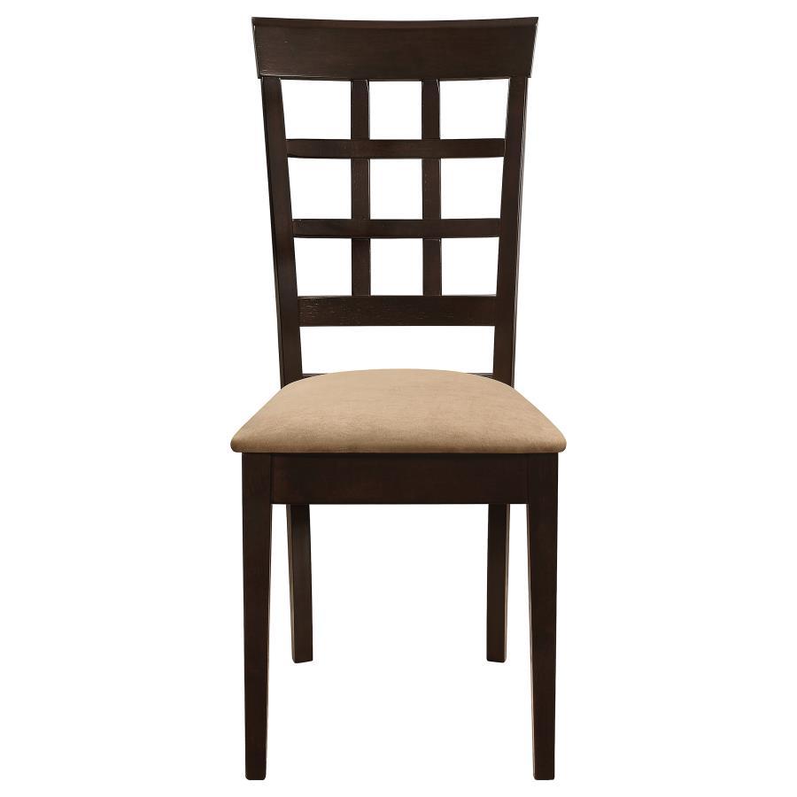 Gabriel - 7 Piece Extension Leaf Dining Table Set - Cappuccino 7 - Piece Dining Room Set modern furniture Contempo Furniture