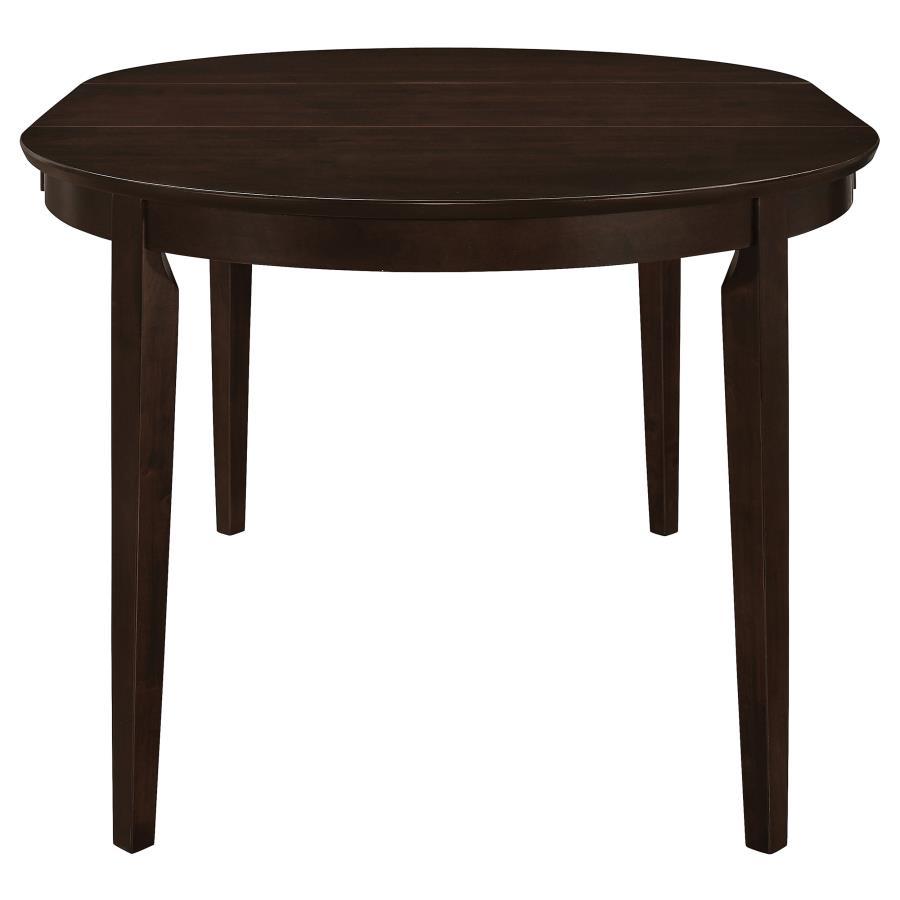 Gabriel - 7 Piece Extension Leaf Dining Table Set - Dark Brown 7 - Piece Dining Room Set modern furniture Contempo Furniture