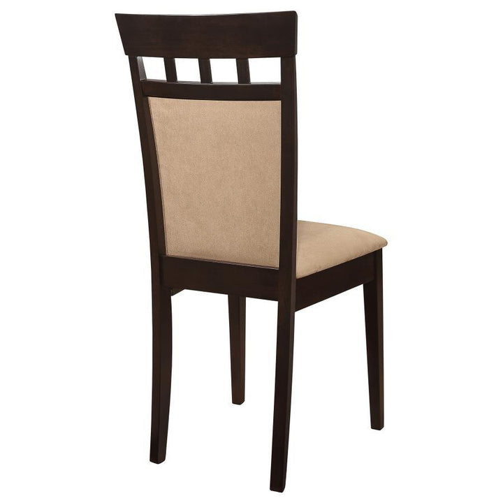 Gabriel - Closed Back Side Chairs (Set of 2) - Cappuccino Chair Set modern furniture Contempo Furniture