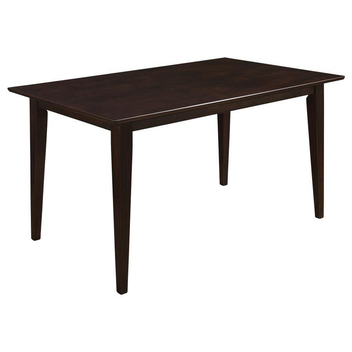 Gabriel - Rectangular Wood Dining Table - Cappuccino Dining Table modern furniture Contempo Furniture