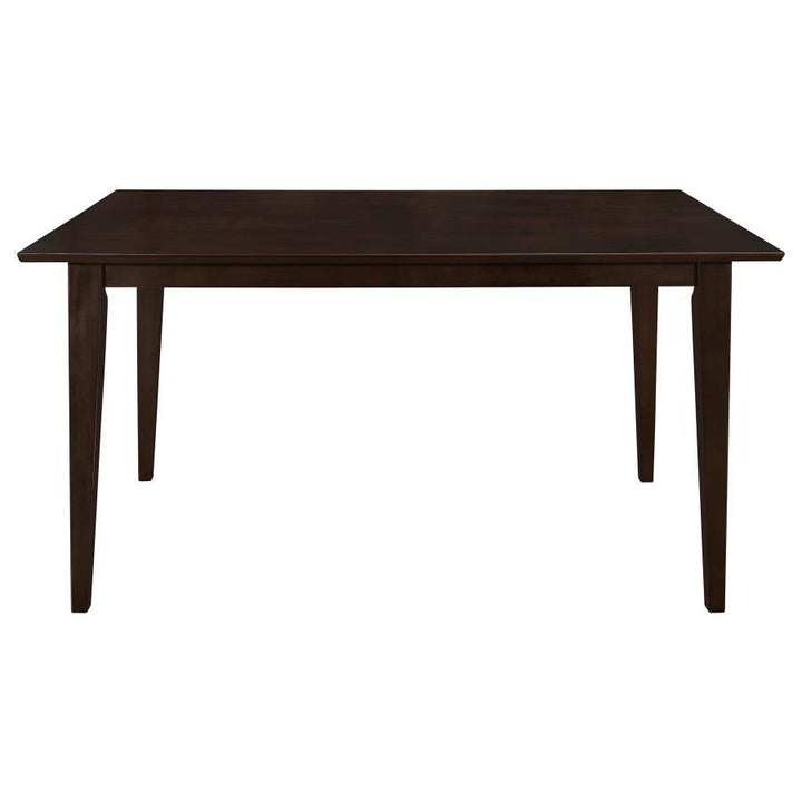 Gabriel - Rectangular Wood Dining Table - Cappuccino Dining Table modern furniture Contempo Furniture