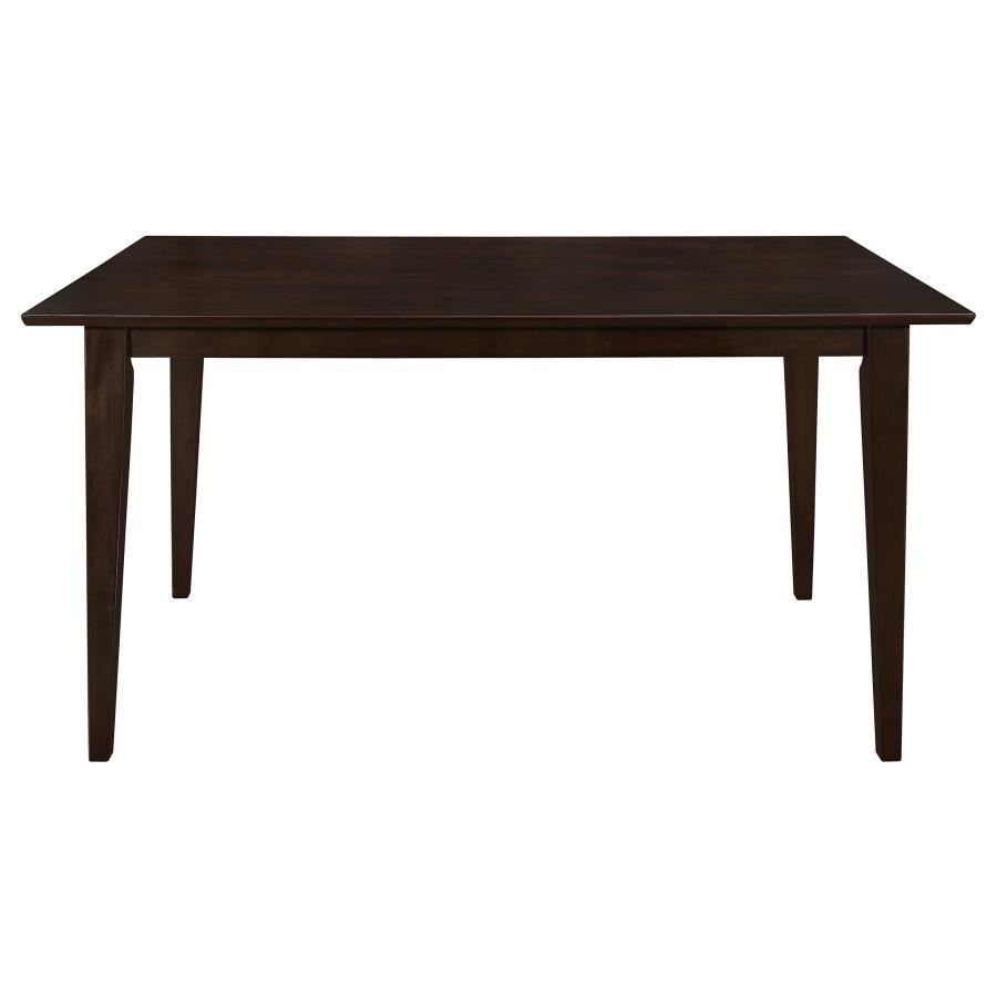Gabriel - Rectangular Wood Dining Table - Cappuccino Dining Table modern furniture Contempo Furniture