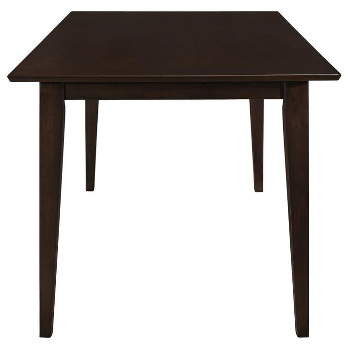 Gabriel - Rectangular Wood Dining Table - Cappuccino Dining Table modern furniture Contempo Furniture