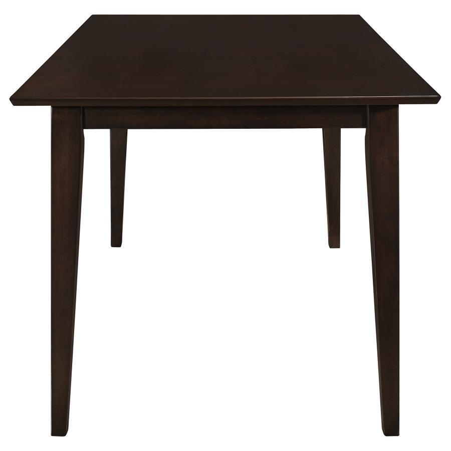 Gabriel - Rectangular Wood Dining Table - Cappuccino Dining Table modern furniture Contempo Furniture