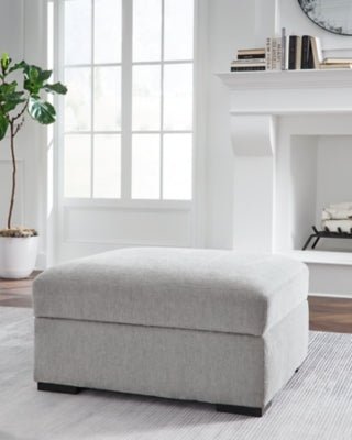 Gabyleigh Ottoman With Storage - Gray Storage Ottoman modern furniture Contempo Furniture