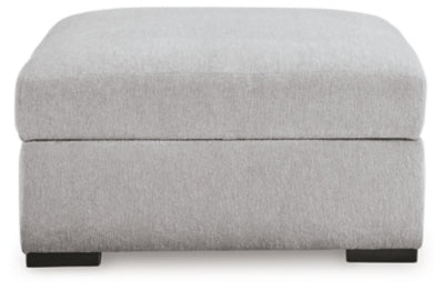Gabyleigh Ottoman With Storage - Gray Storage Ottoman modern furniture Contempo Furniture
