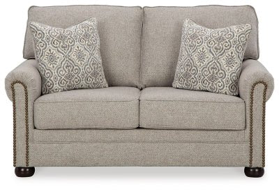 Gaelon Loveseat - Light Brown Stationary Loveseat modern furniture Contempo Furniture