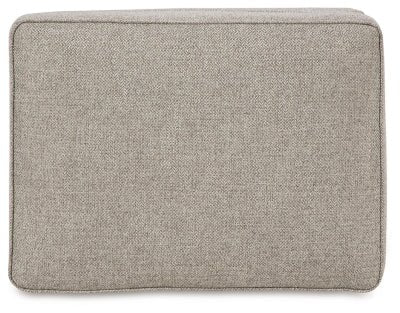 Gaelon Ottoman - Light Brown Upholstered Ottoman modern furniture Contempo Furniture