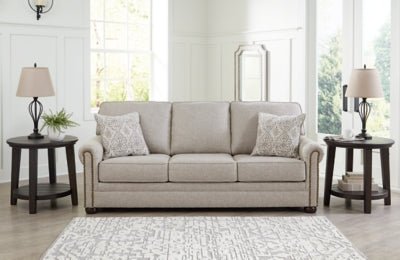Gaelon Sofa - Light Brown Stationary Sofa modern furniture Contempo Furniture