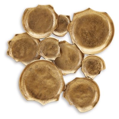 Gageton Wall Decor - Gold Wall Decor modern furniture Contempo Furniture