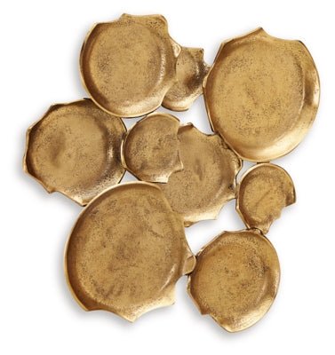 Gageton Wall Decor - Gold Wall Decor modern furniture Contempo Furniture