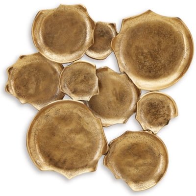 Gageton Wall Decor - Gold Wall Decor modern furniture Contempo Furniture