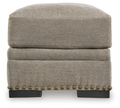Galemore Ottoman - Gray Upholstered Ottoman modern furniture Contempo Furniture
