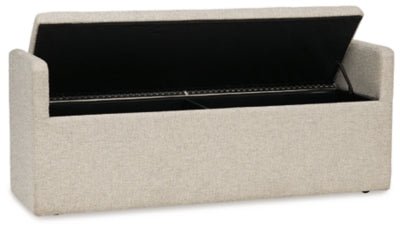 Galliden 62" Dining Bench - Beige Upholstered Bench modern furniture Contempo Furniture