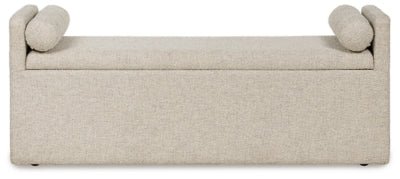 Galliden 62" Dining Bench - Beige Upholstered Bench modern furniture Contempo Furniture