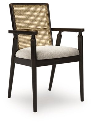 Galliden Dining Arm Chair - Black Chair Set modern furniture Contempo Furniture