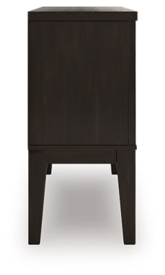 Galliden Dining Server - Black Server modern furniture Contempo Furniture