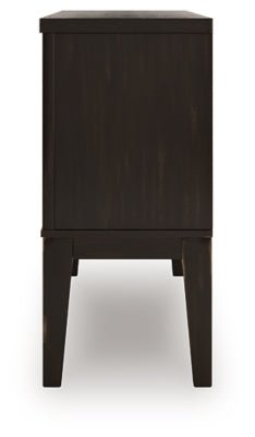 Galliden Dining Server - Black Server modern furniture Contempo Furniture