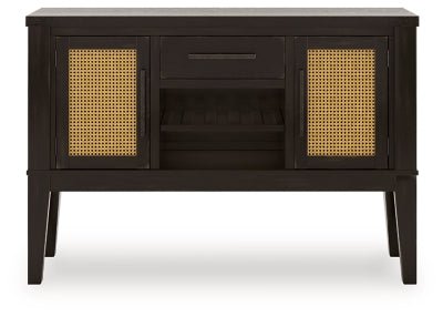 Galliden Dining Server - Black Server modern furniture Contempo Furniture