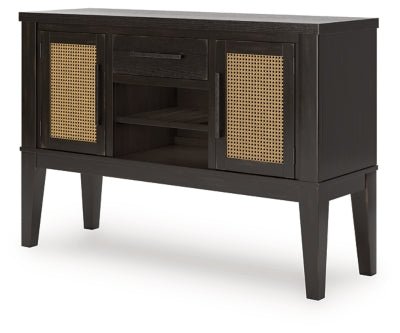 Galliden Dining Server - Black Server modern furniture Contempo Furniture