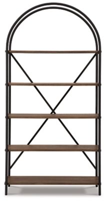 Galtbury Bookcase - Dark Brown Etageres modern furniture Contempo Furniture