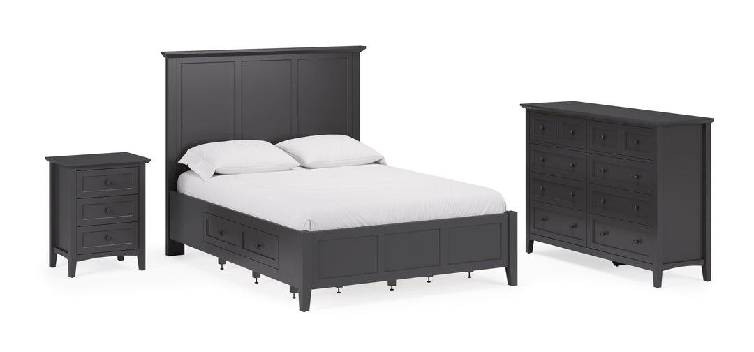 Modus Furniture Pnrb82A Grace Eight Drawer Dresser In Raven Black 2024