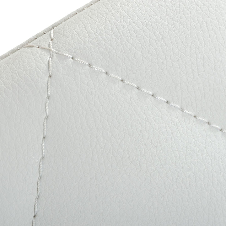 Ganon - Modern White &amp; Gold Dining Chair