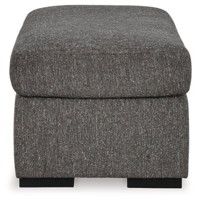 Gardiner Ottoman - Dark Gray Upholstered Ottoman modern furniture Contempo Furniture