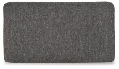 Gardiner Ottoman - Dark Gray Upholstered Ottoman modern furniture Contempo Furniture