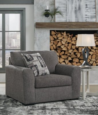 Gardiner Oversized Chair - Dark Gray Arm Chair modern furniture Contempo Furniture